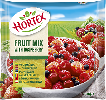 Fruit mix with raspberry 300g